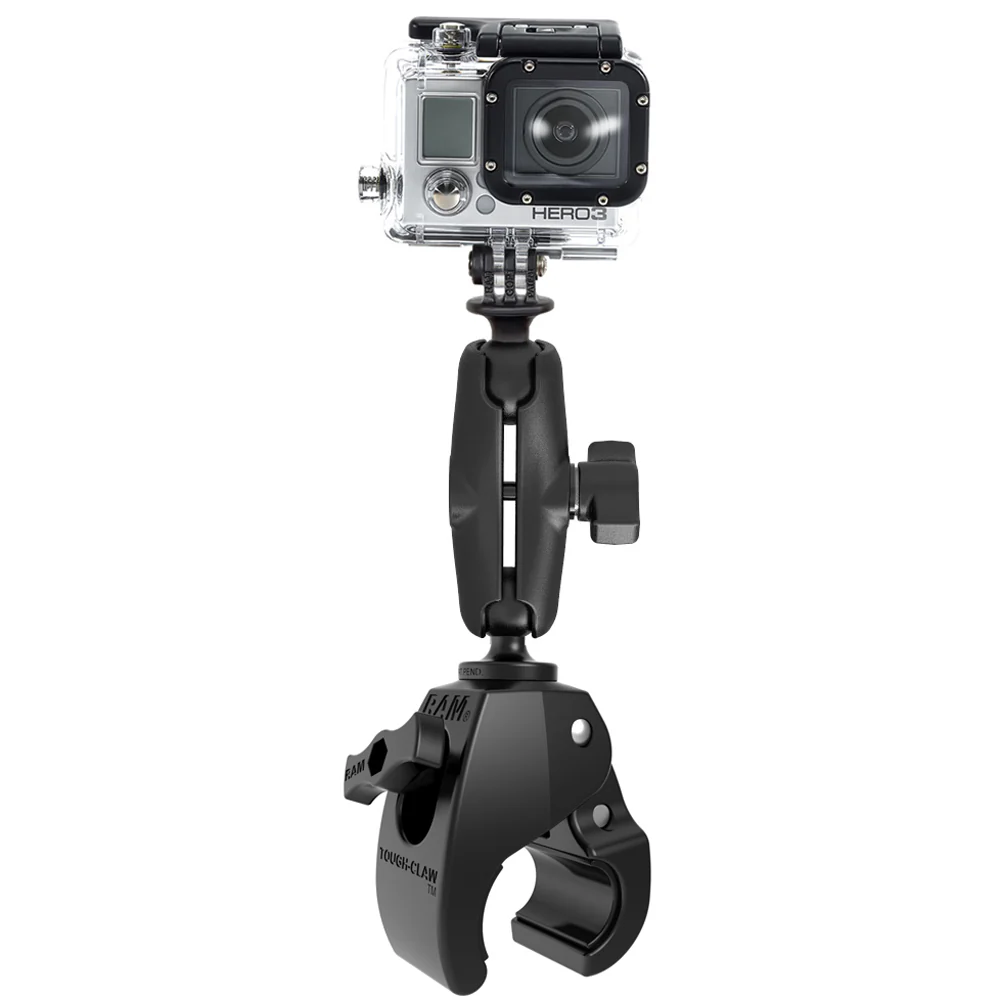 RAM Mount Medium Tough-Claw Mount w/Custom GoPro Hero Adapter [RAP-B-404-GOP1U] - Fashionser