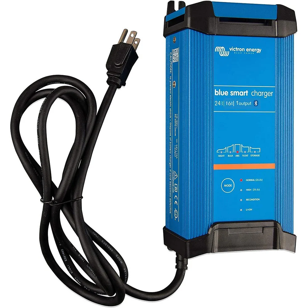 Victron Blue Smart IP22 24VDC 16A 1 Bank 120V Charger - Dry Mount [BPC241647102] - Fashionser