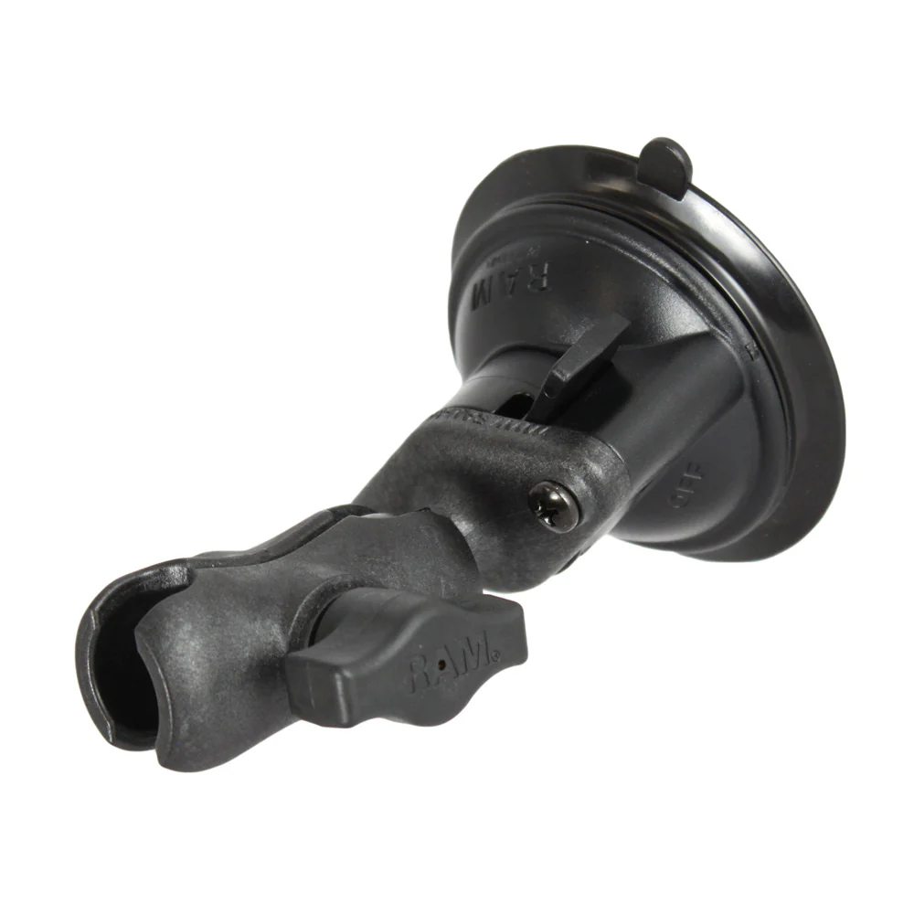 RAM Mount Composite Twist Lock Suction Cup Mount - Short Arm [RAP-B-166-A-DU1] - Fashionser