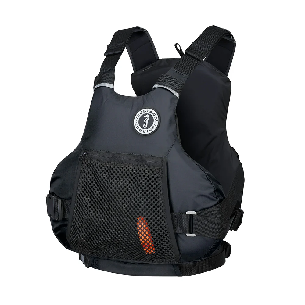 Mustang Vibe Foam Pull-Over Life Vest - S/M - Black [MV706002-13-S/M] - Fashionser