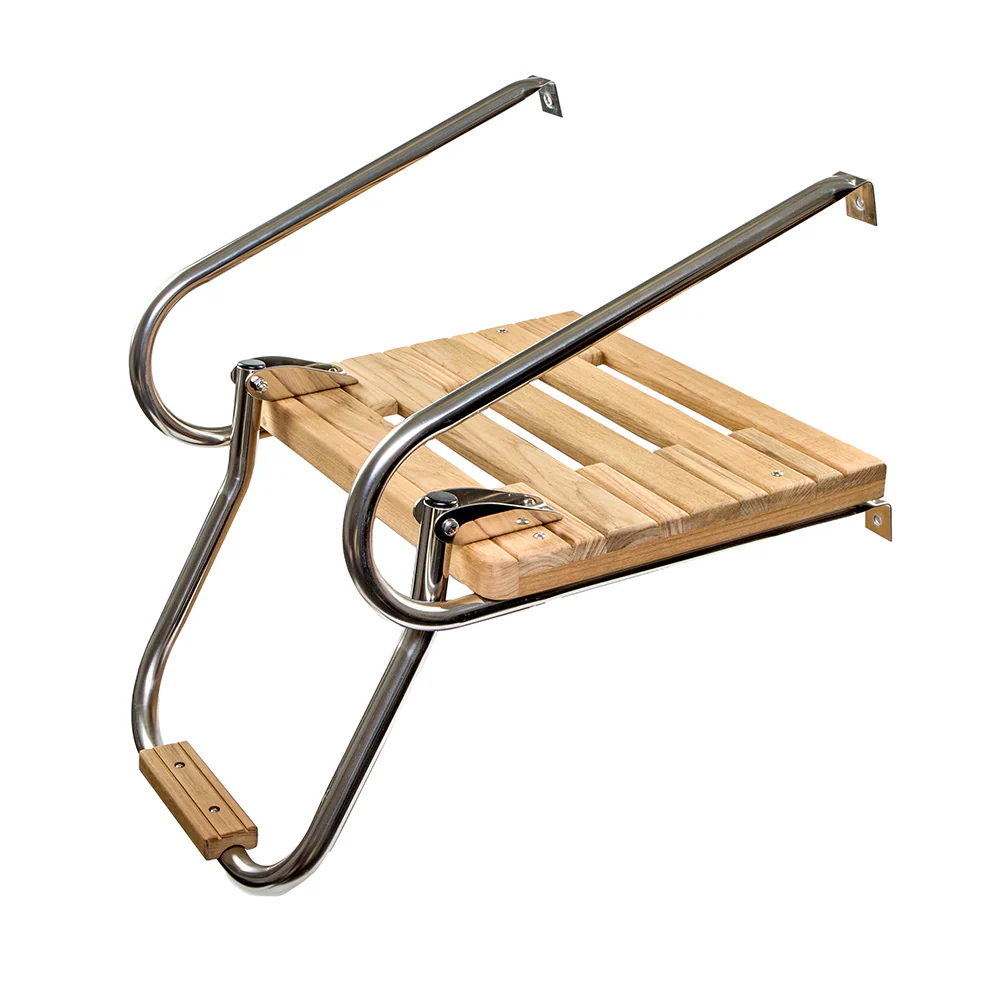 Whitecap Teak Swim Platform w/Ladder f/Inboard/Outboard Motors [60903] - Fashionser
