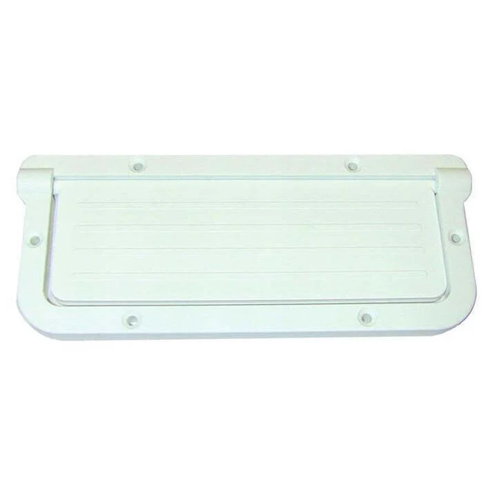 T-H Marine Large Rectangular Scupper - White [LRS-2-DP] - Fashionser