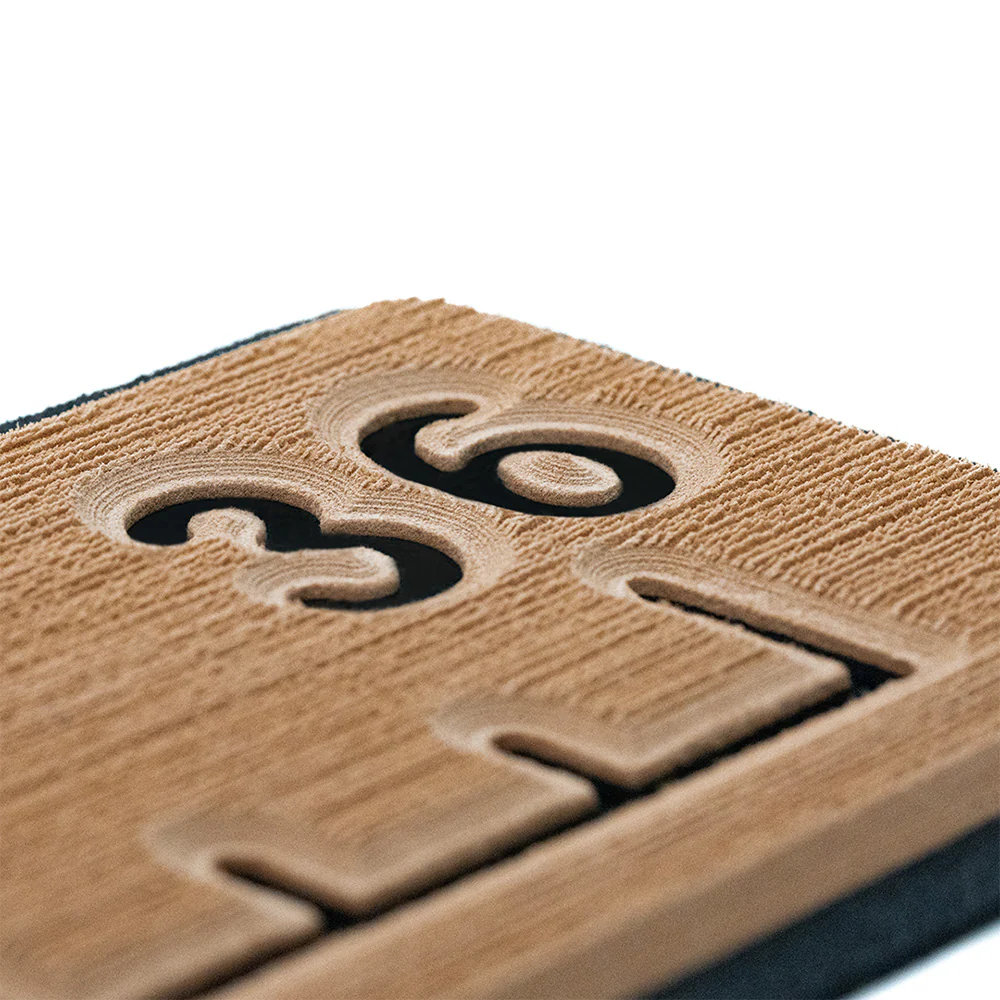 SeaDek 36 Routed Ruler - 6mm - Brushed Texture - Mocha/Black [53583-80093] - Fashionser