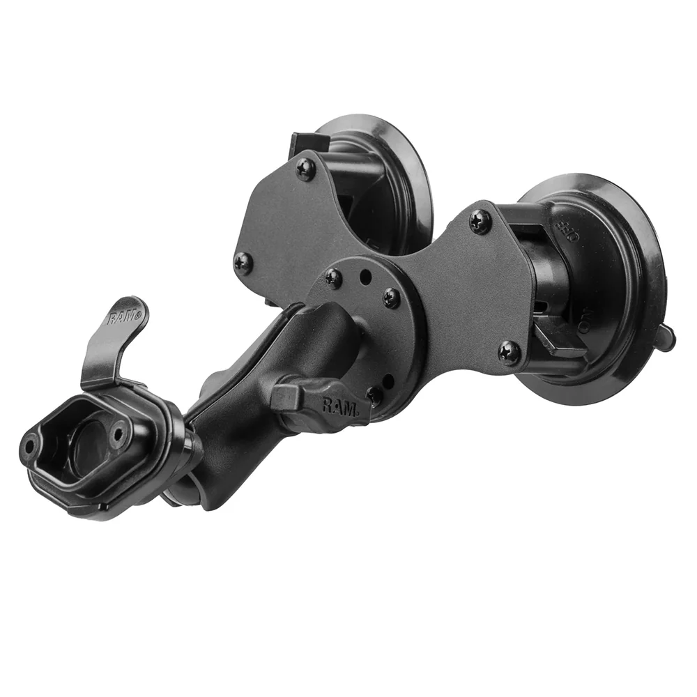RAM Mount Twist-Lock Dual Suction Mount w/Quick Release Adapter [RAM-B-189-326U] - Fashionser