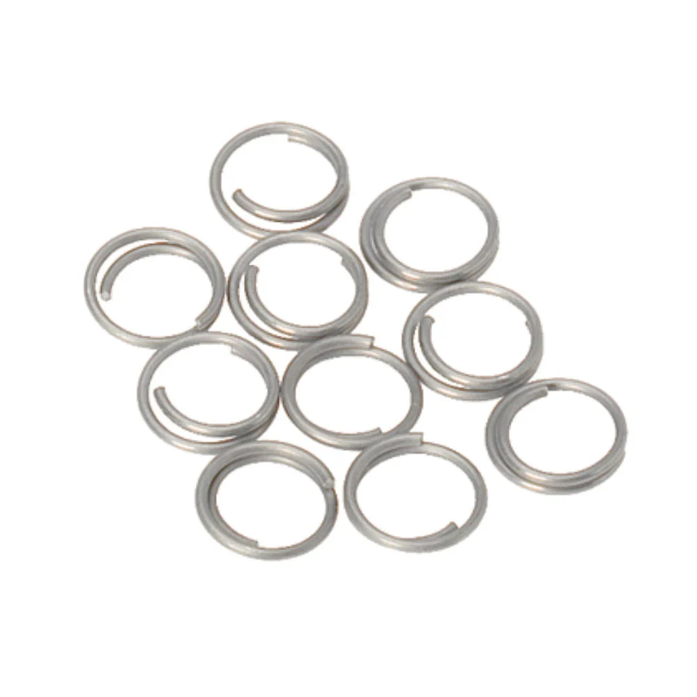 Barton Stainless Steel Split Rings - 10mm - 10-Pack [60190] - Fashionser