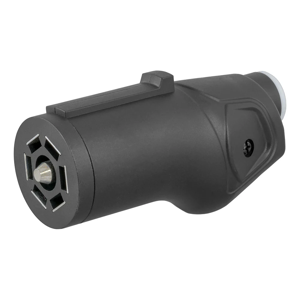 CURT Heavy-Duty 7-Way RV Blade Connector Plug - Trailer Side [58145] - Fashionser