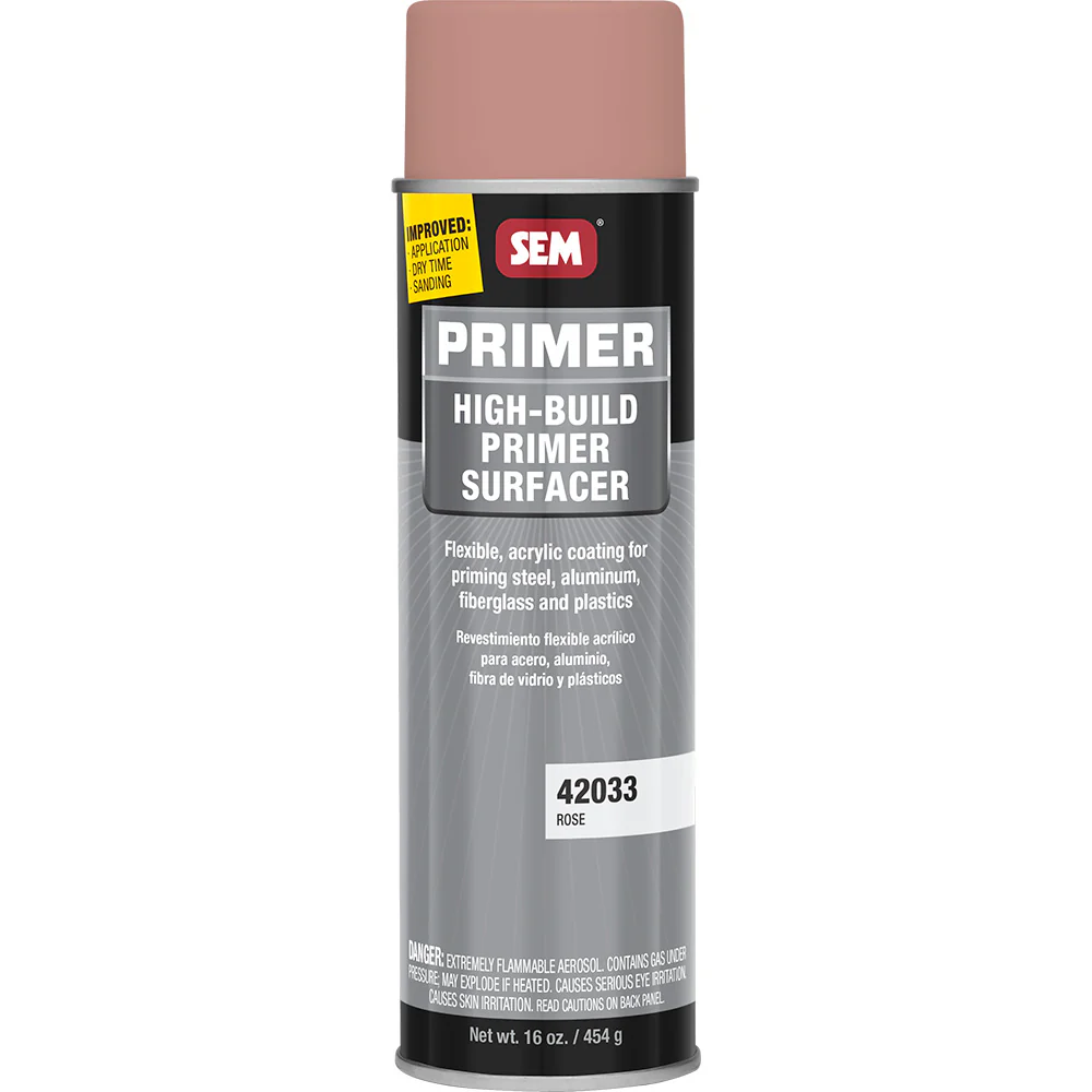 SEM High-Build Primer Surfacer - 20oz Aerosol Can - Rose [42033] - Fashionser
