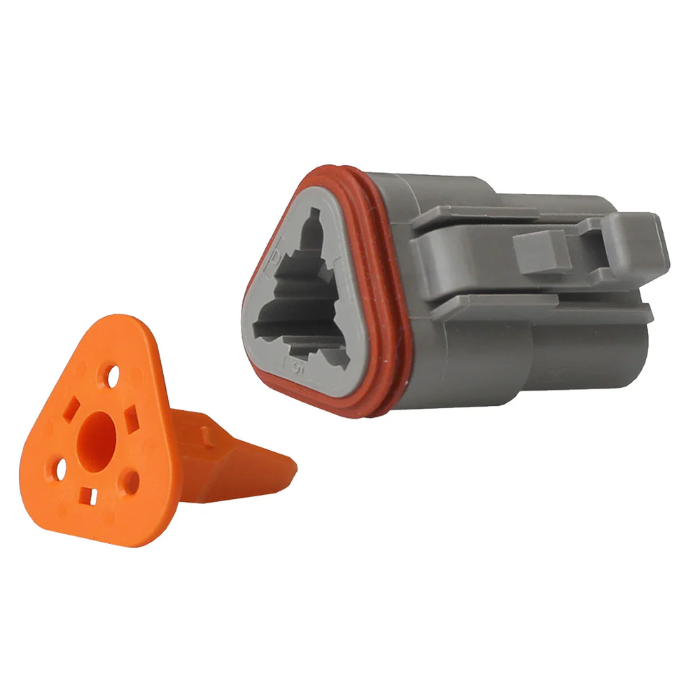 Pacer Deutsch DT Plug  Wedge Lock Kit - 3 Position - 10 Pack [TDT06-3S-10] - Fashionser