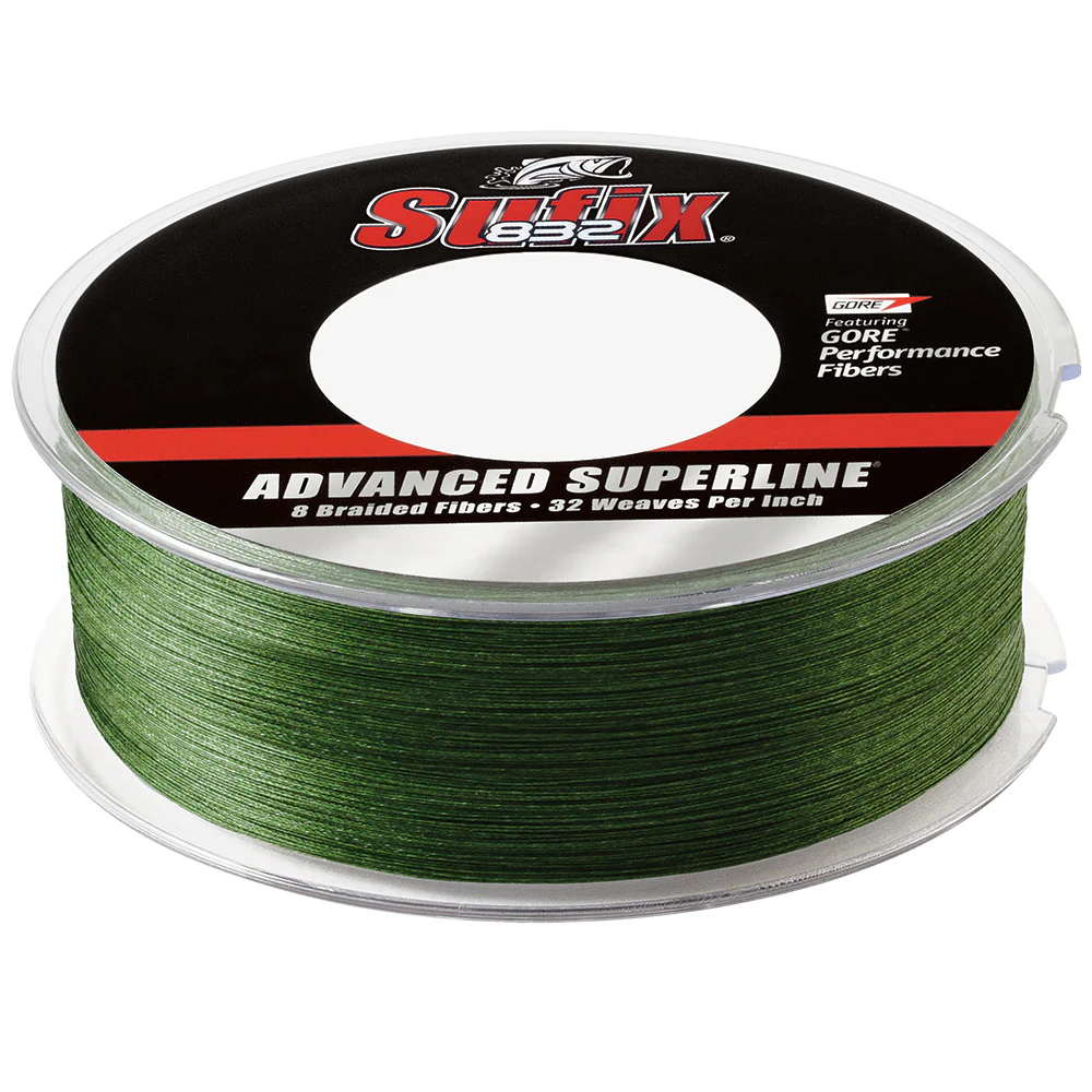 Sufix 832 Braid - 80lb - Low-Vis Green - 600 yds [660-280G] - Fashionser