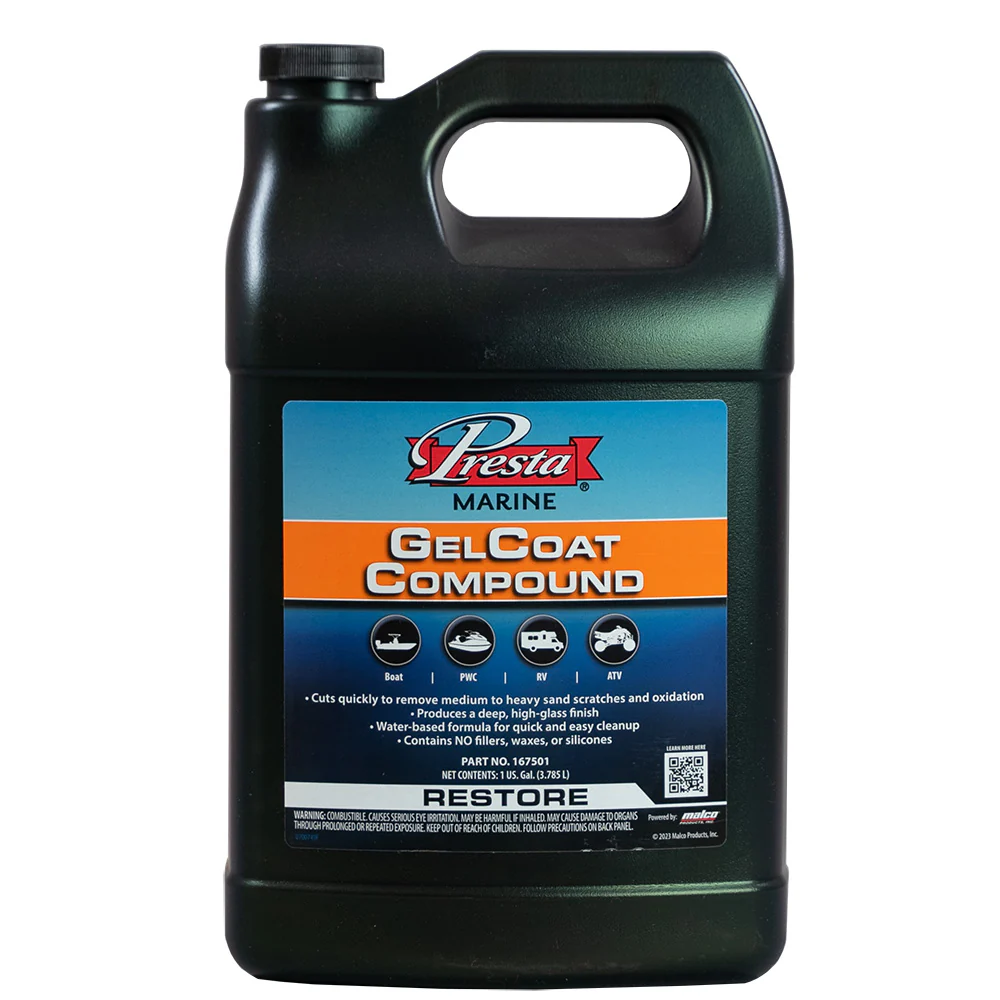 Presta Gel Coat Compound - 1 Gallon [167501] - Fashionser