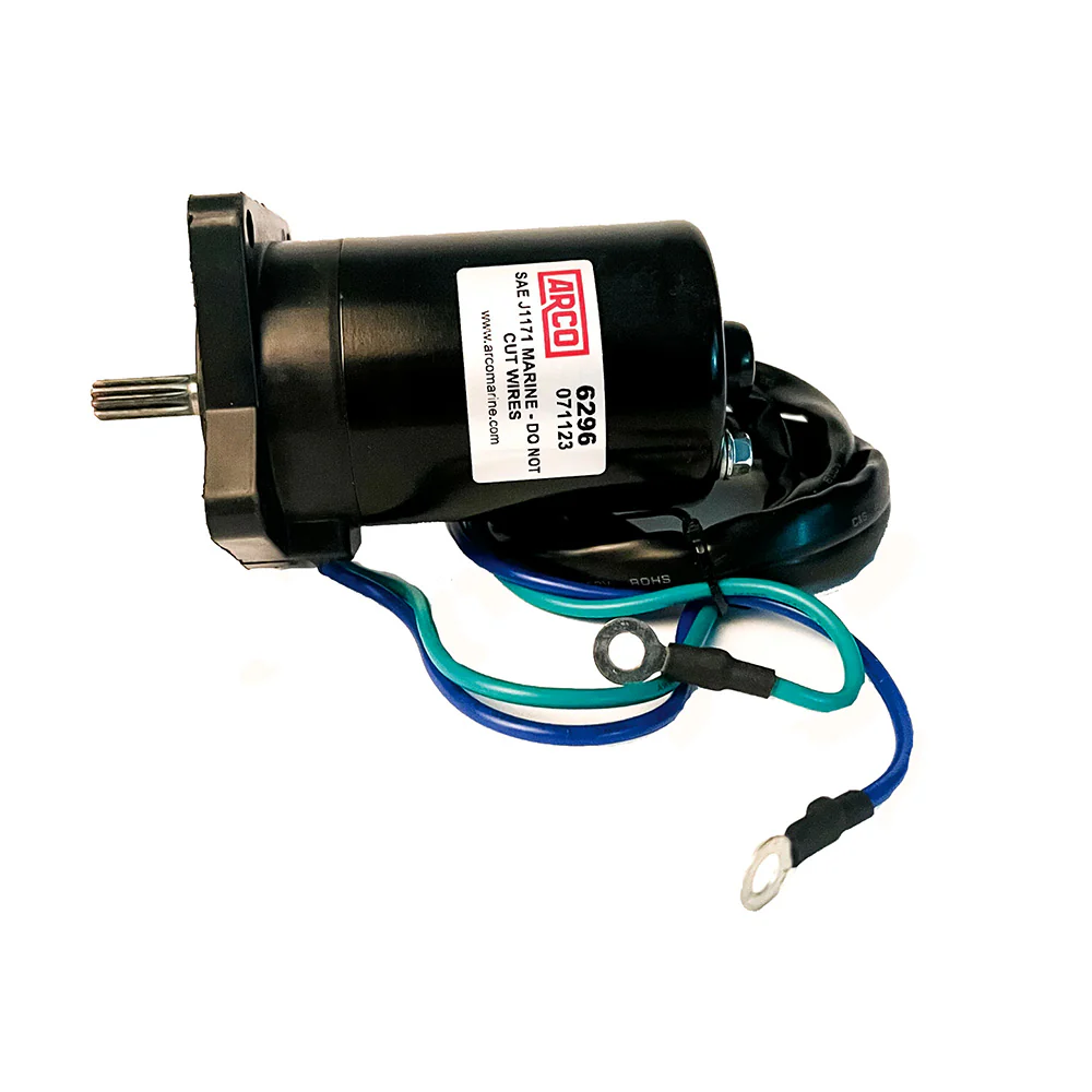 ARCO Marine Original Equipment Quality Replacement Yamaha Tilt Trim Motor - 2000-2019 T25 Series Engines [6296] - Fashionser