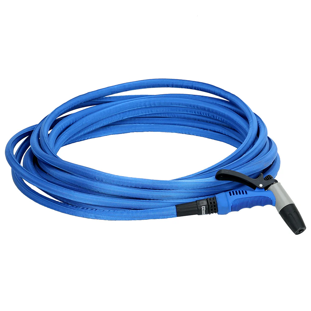 HoseCoil 25 Blue Flexible Hose Kit w/Rubber Tip Nozzle [HF25K] - Fashionser