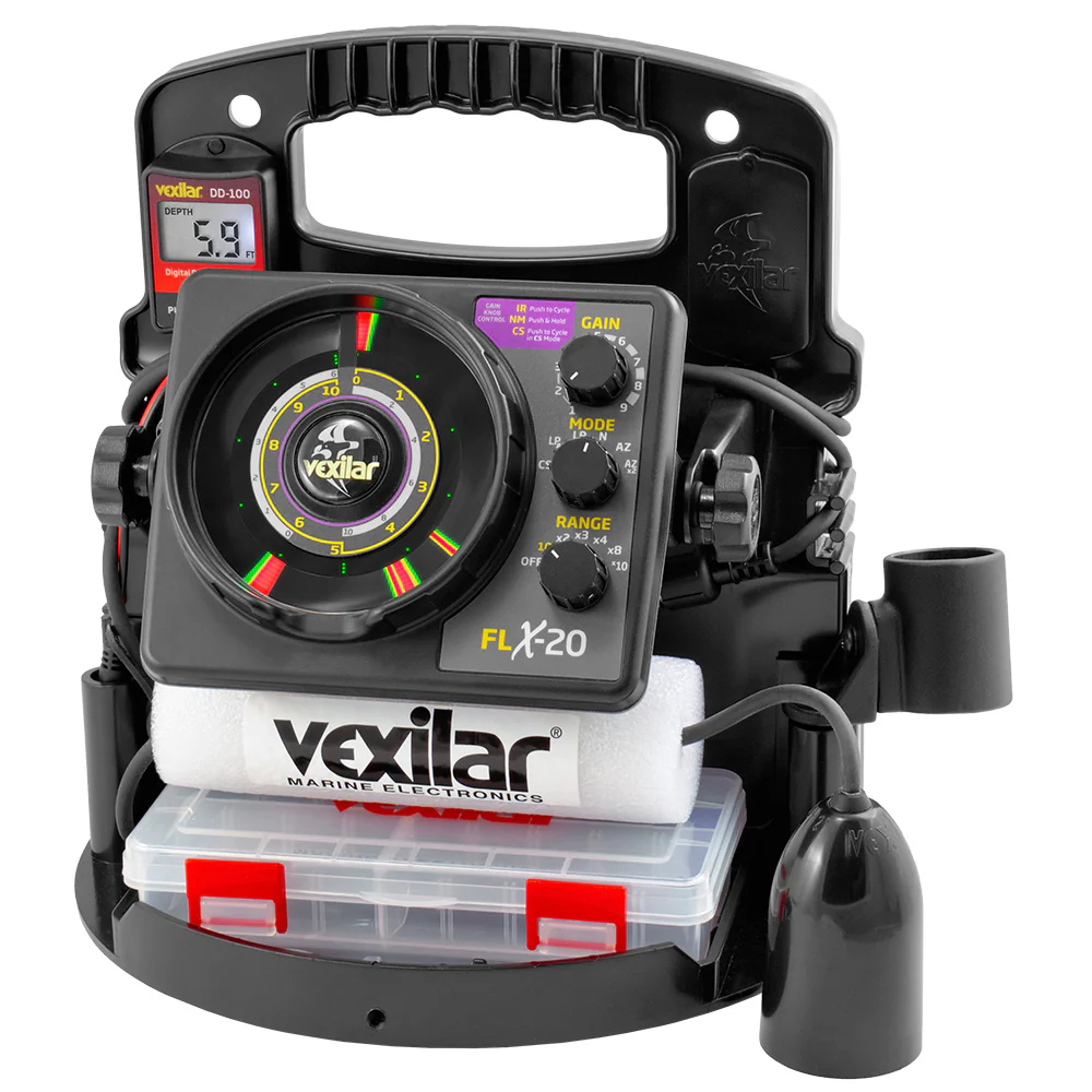 Vexilar FLX-20 Pro Pack II w/12 Ice Ducer  DD-100 [PPX2012D] - Fashionser
