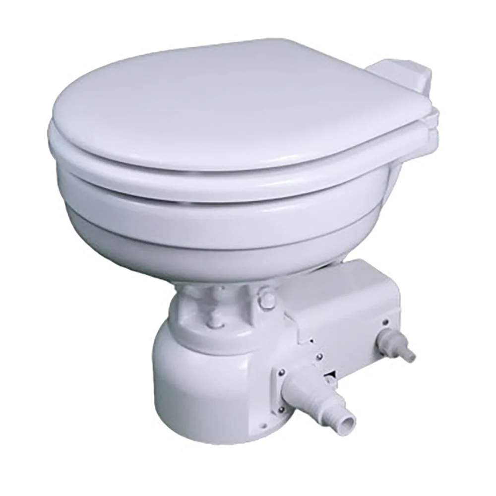 Raritan Sea Era Marine Size Pressurized Freshwater Toilet w/Multifunction Panel - White - 12V [162MF01201] - Fashionser