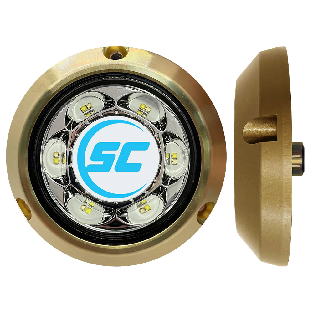 Shadow-Caster SC3 Series Blue/White Bronze Surface Mount Underwater Light [SC3-BW-BZSM] - Fashionser