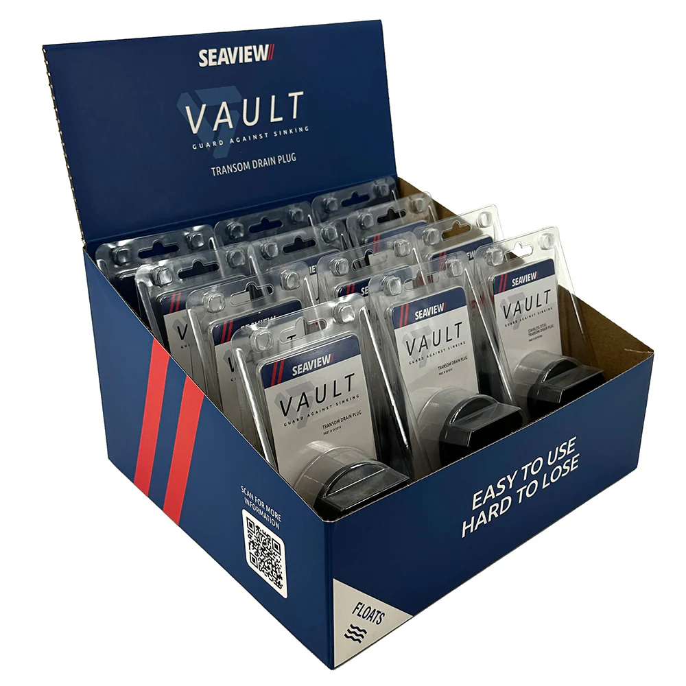 Seaview POP Display Box w/12-Pack Vault Drain Plugs (SV101V) [SV101VPOP] - Fashionser
