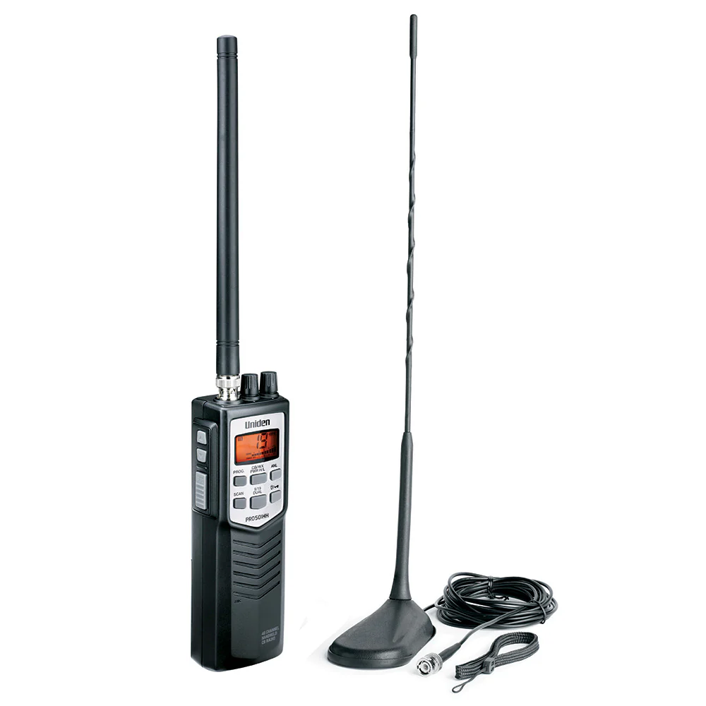 Uniden PRO501TK Handheld CB Radio w/High Gain Magnetic Mount Antenna [PRO501TK] - Fashionser