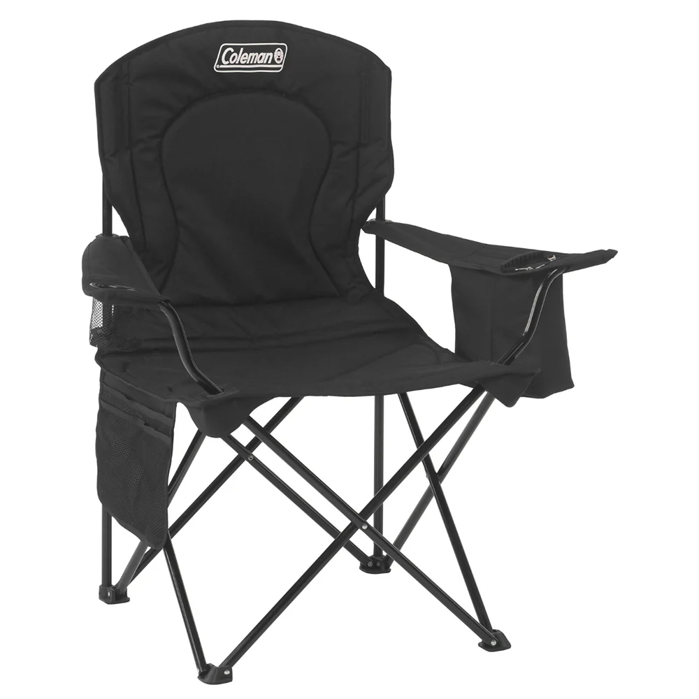 Coleman Cooler Quad Chair - Black [2000032007] - Fashionser