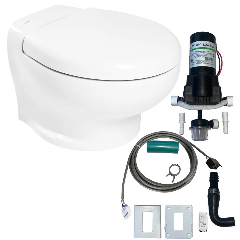 Thetford Nano Eco Compact Toilet Raw Water Kit w/Inlet Pump - 12V [T-NANO12PW/E/NA-RWKIT] - Fashionser