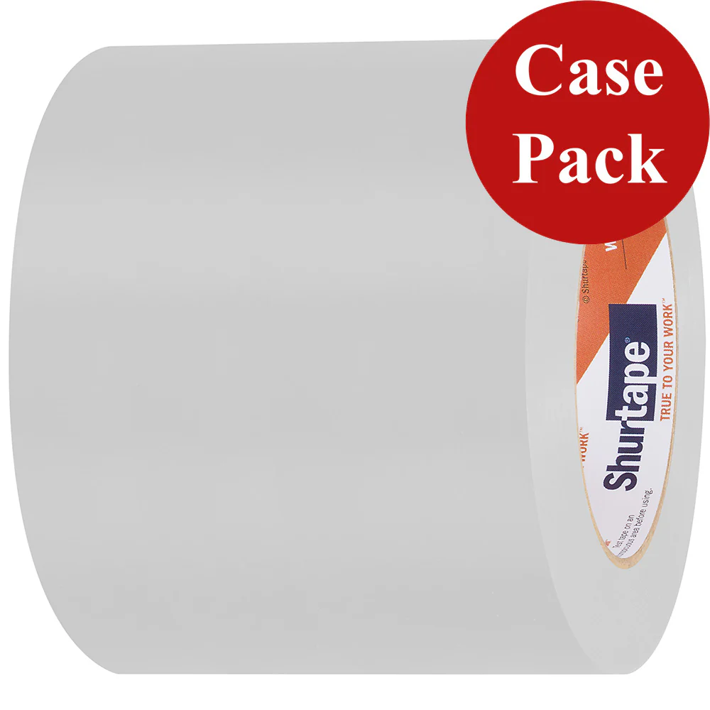 Shurtape UV-Resistant Marine Hull Preservation Tape - 96MM - 33M Roll - Straight Edge White *Case of 12 Rolls* [105749C] - Fashionser