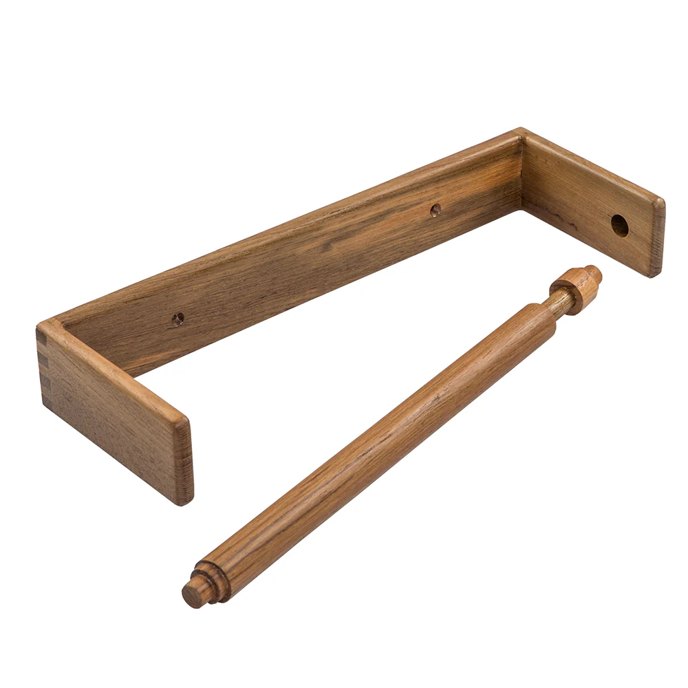 Whitecap Teak Wall-Mount Paper Towel Holder [62442] - Fashionser