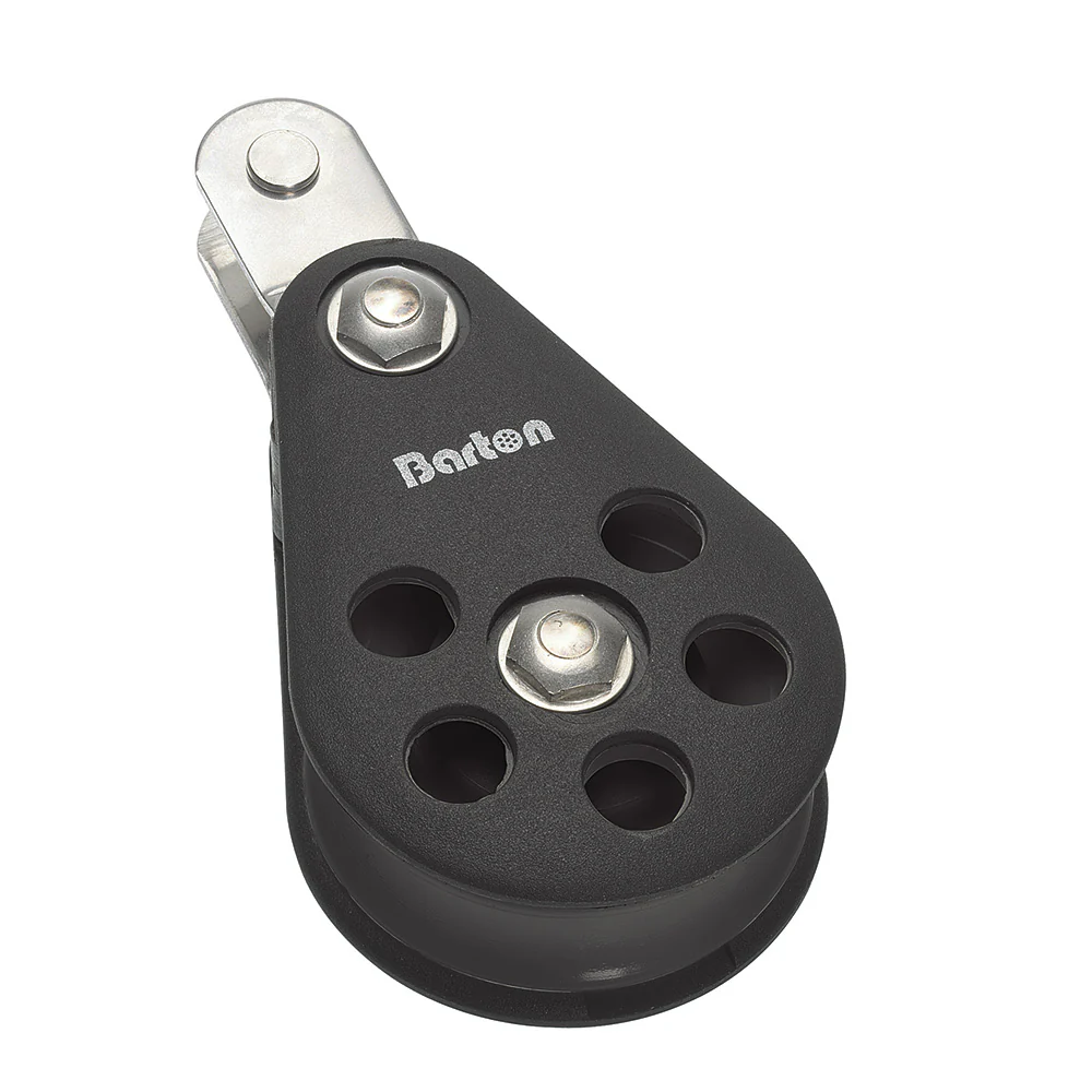 Barton Marine Size 5 54mm Plain Bearing Pulley Block Single Double Tang [N05090] - Fashionser