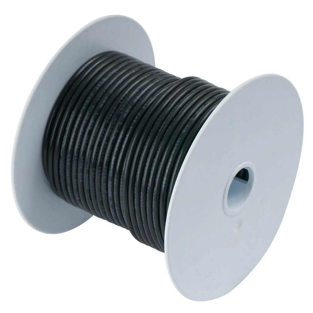 Ancor Black 14 AWG Tinned Copper Wire - 500' [104050] - Fashionser