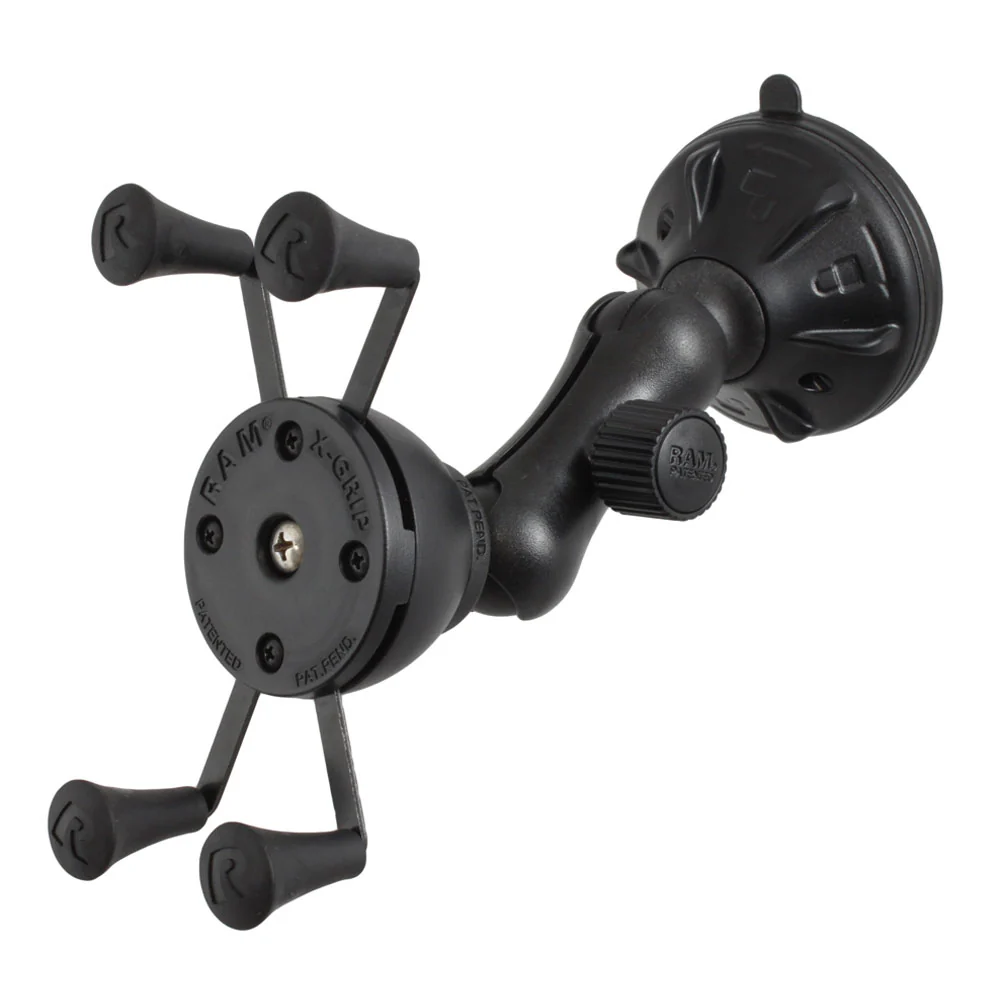 RAM Mount X-Grip Composite Twist Lock Suction Cup Mount [RAP-B-166-2-UN7U] - Fashionser