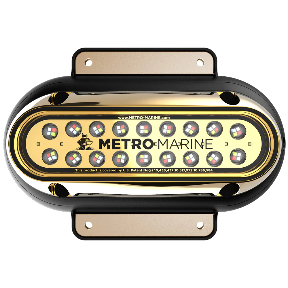 Metro Marine High-Output Elongated Surface Mount Light w/Intelligent Full Spectrum LEDs - RGBW, 90 Beam [F-SME1-H-FS-90] - Fashionser