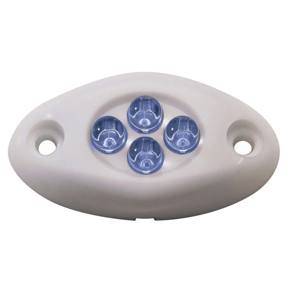 Innovative Lighting Courtesy Light - 4 LED Surface Mount - Blue LED/White Case [004-2100-7] - Fashionser