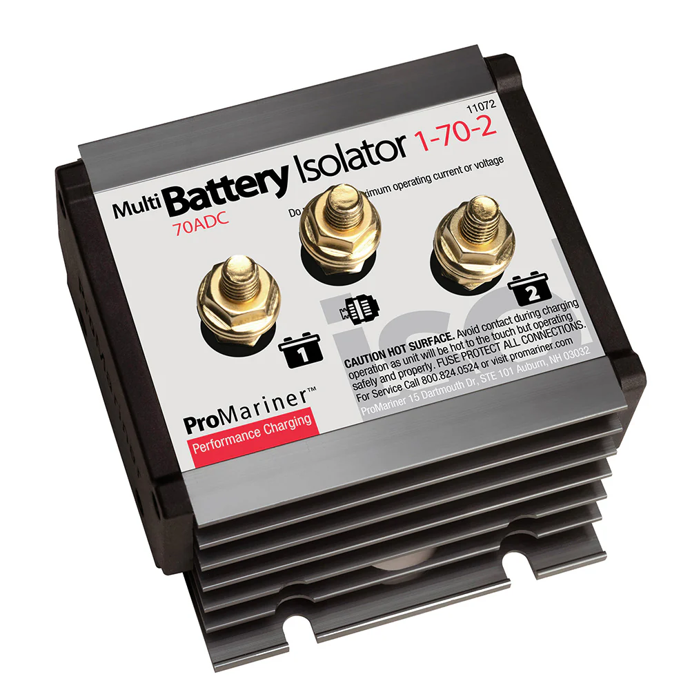 ProMariner Battery Isolator - 1 Alternator - 2 Battery - 70 AMP [11072] - Fashionser