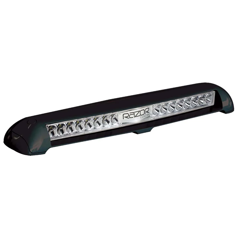 Lumitec Razor Light Bar - Flood - Black Housing - Flush Mount [101588] - Fashionser