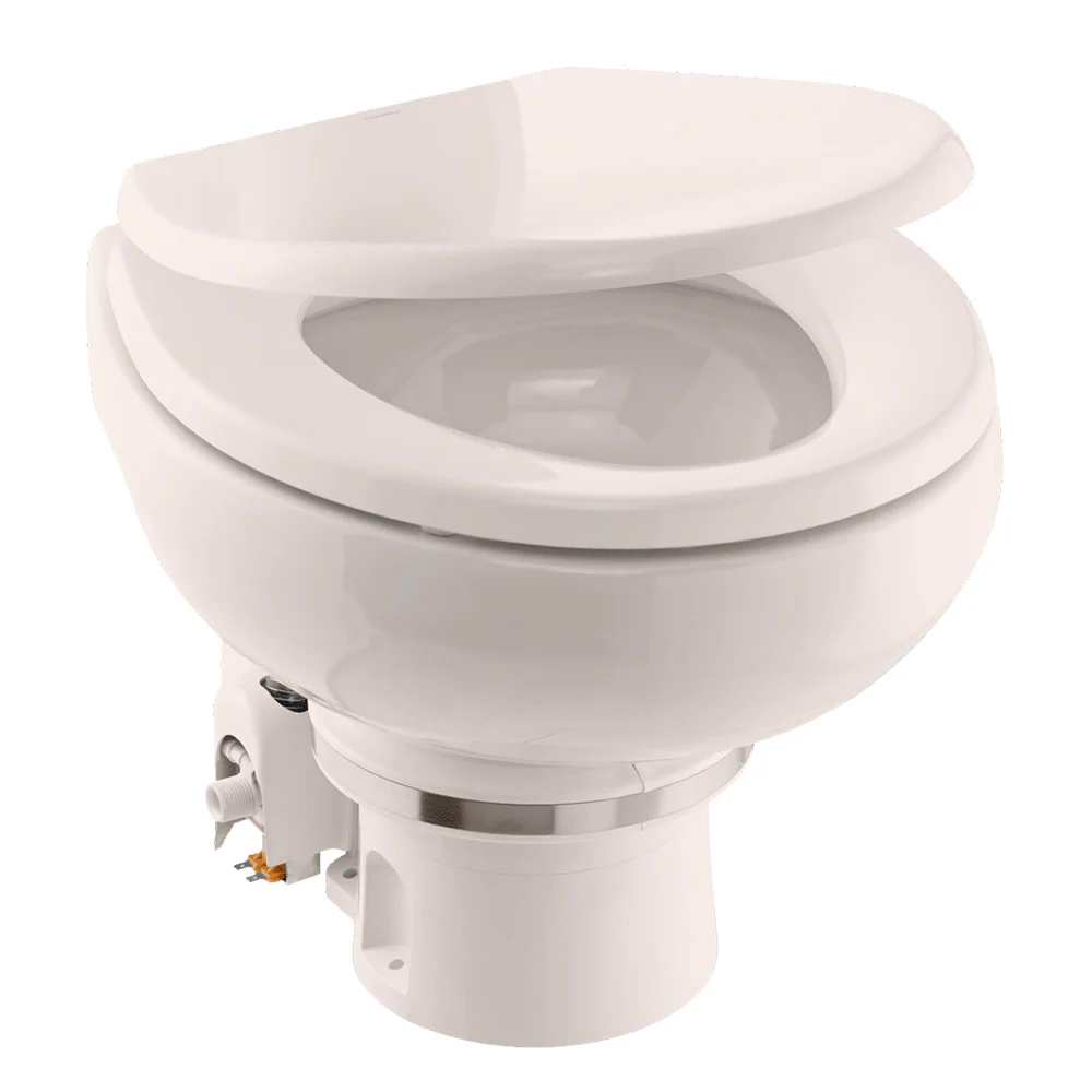 Dometic MasterFlush MF 7120 - Bone - Electric Macerating Toilet w/Orbit Base  Slow Close Seat - Freshwater - 12V [9610007272] - Fashionser