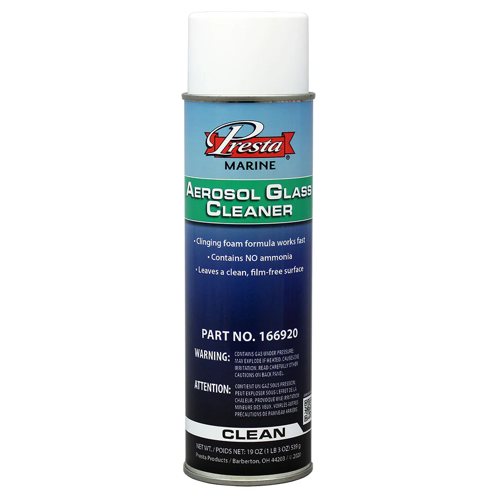 Presta Marine Ammonia Free Aerosol Glass Cleaner - 19oz [166920] - Fashionser