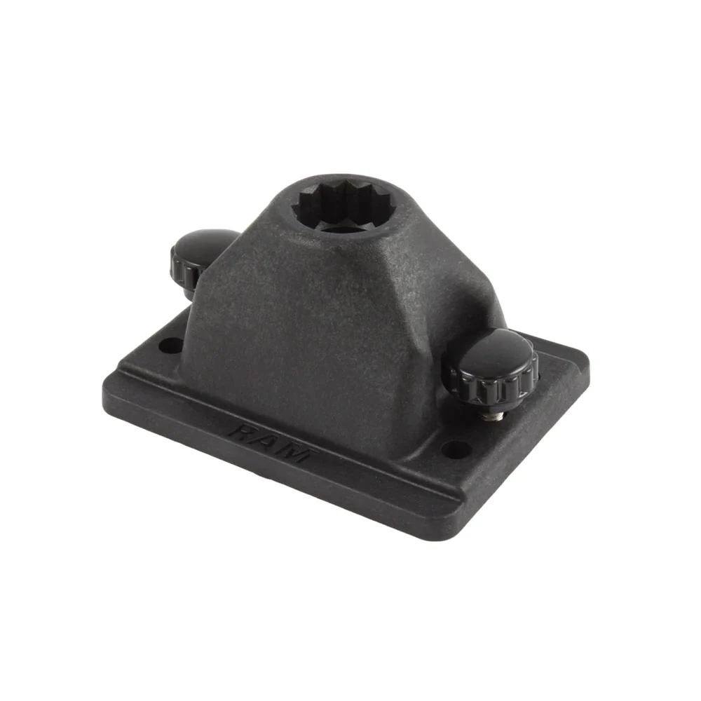 RAM Mount RAM Rod 2000 Deck & Track Mount Base Only [RAM-114DTMU] - Fashionser