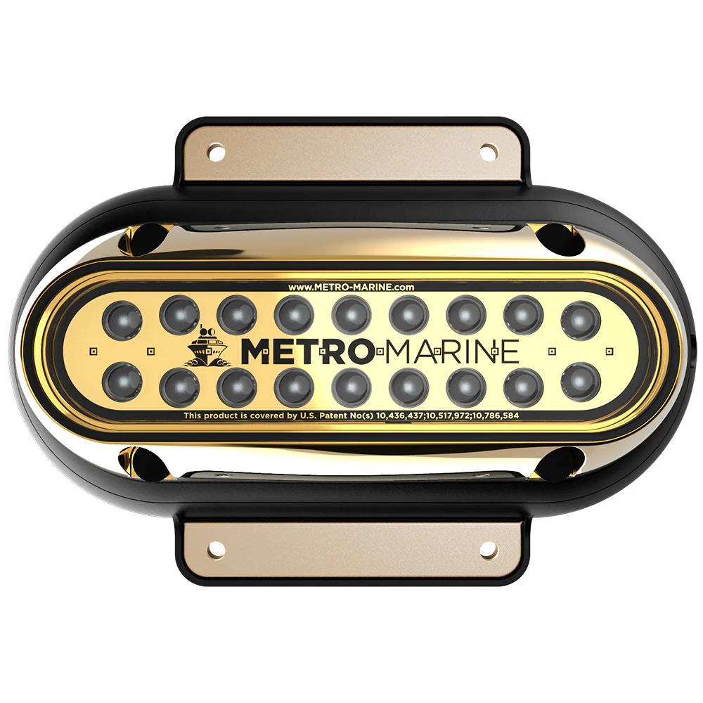 Metro Marine High-Output Elongated Surface Mount Light w/Intelligent Monochromatic LEDs - Aqua, 45 Beam [F-SME1-H-A3-45] - Fashionser