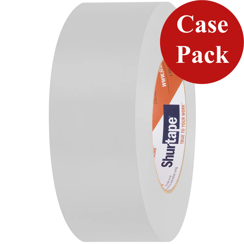Shurtape UV-Resistant Marine Heat Shrink Tape - 48MM x 55M Roll - Straight Edge White *Case of 24 Rolls* [105729C] - Fashionser