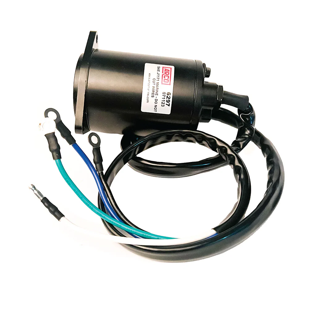 ARCO Marine Original Equipment Quality Replacement Yamaha Tilt Trim Motor - 1990-2003 250HP/1994-2003 225HP Units [6297] - Fashionser