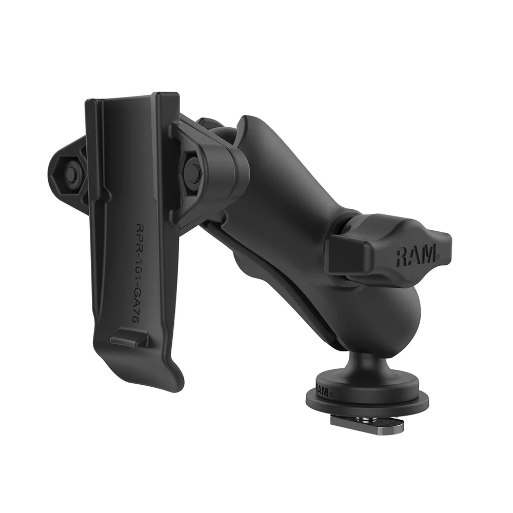 RAM Mount RAM Track Ball Double Ball Mount w/Garmin Spine Clip Holder [RAP-B-202-GA76-TRA1U] - Fashionser