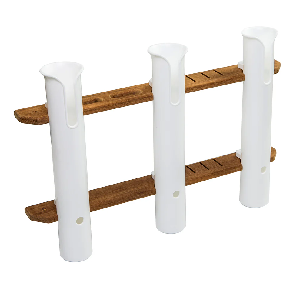 Whitecap Teak 3-Rod Tournament Storage Rack [63449] - Fashionser