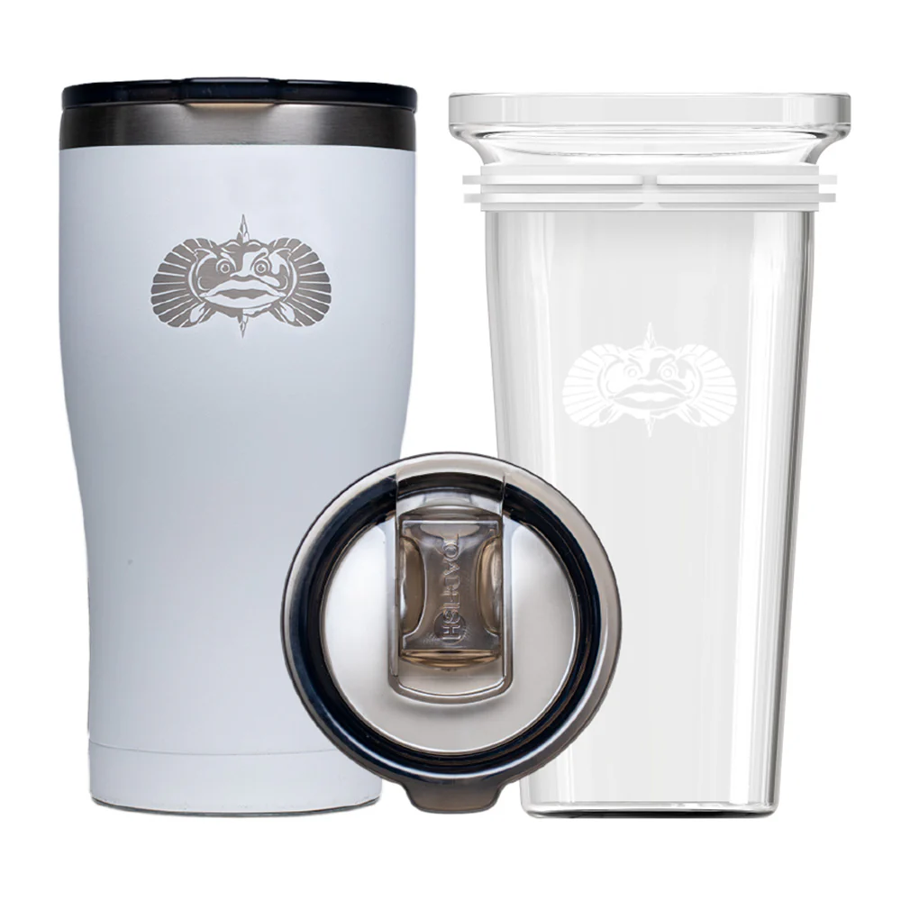 Toadfish Non-Tipping 20oz Tumbler - White [1133] - Fashionser