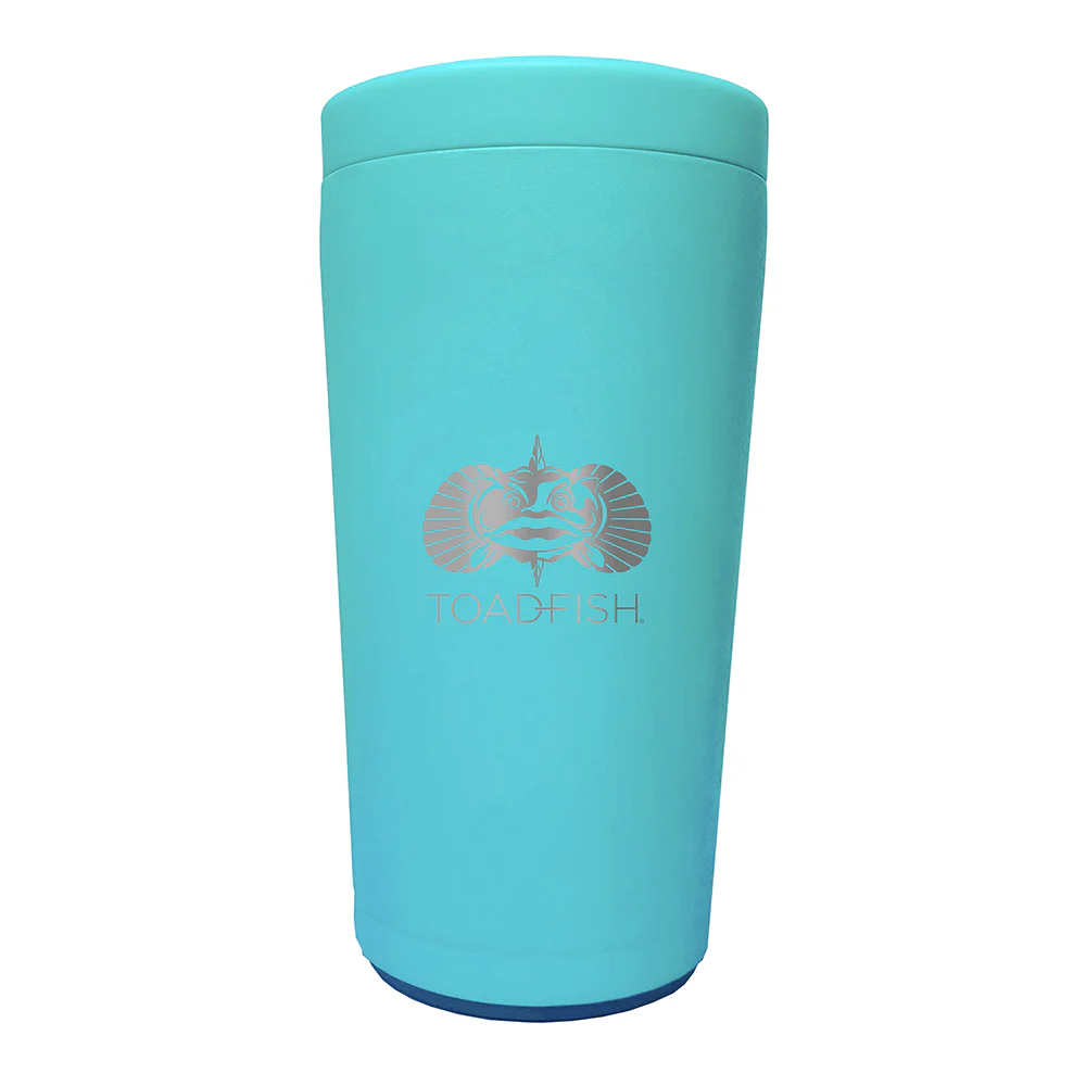 Toadfish Non-Tipping Can Cooler 2.0 - Universal Design - Teal [5004] - Fashionser