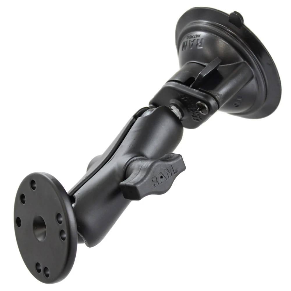 RAM Mount Twist Lock Suction Cup w/Round Base Adapter [RAM-B-166-202U] - Fashionser