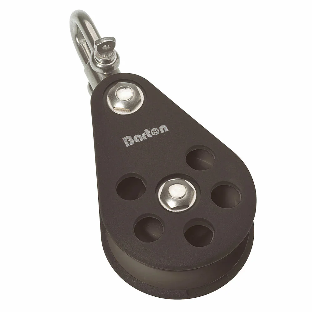Barton Size 7 70mm Plain Bearing Pulley Block Single Swivel [N07130] - Fashionser