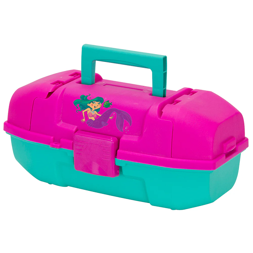 Plano Youth Mermaid Tackle Box - Pink/Turquoise [500102] - Fashionser