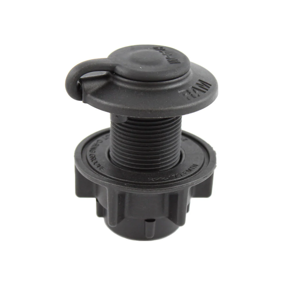 RAM Mount RAM ROD Round Flush Base for Spline Posts [RAM-114FMTU] - Fashionser
