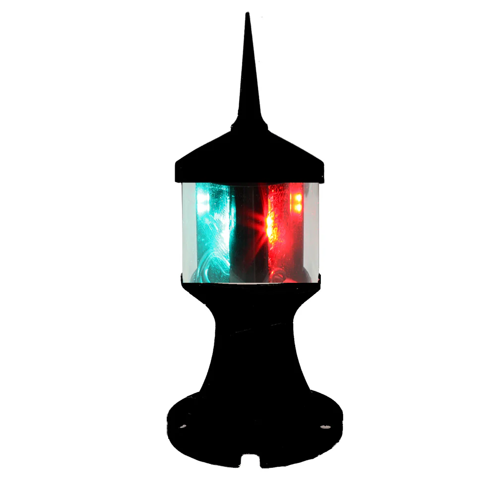 Lunasea Tri-Color/Anchor Zero Emission Light Fixture - 12V - Black [LLB-73BK-01-BB] - Fashionser