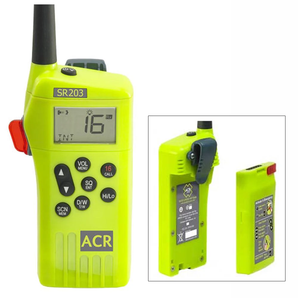 ACR SR203 VHF Handheld Survival Radio [2827] - Fashionser