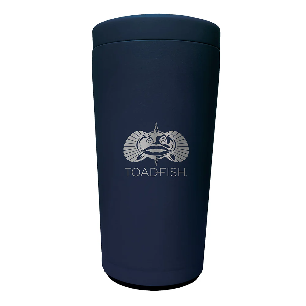 Toadfish Non-Tipping Can Cooler 2.0 - Universal Design - Navy [5014] - Fashionser