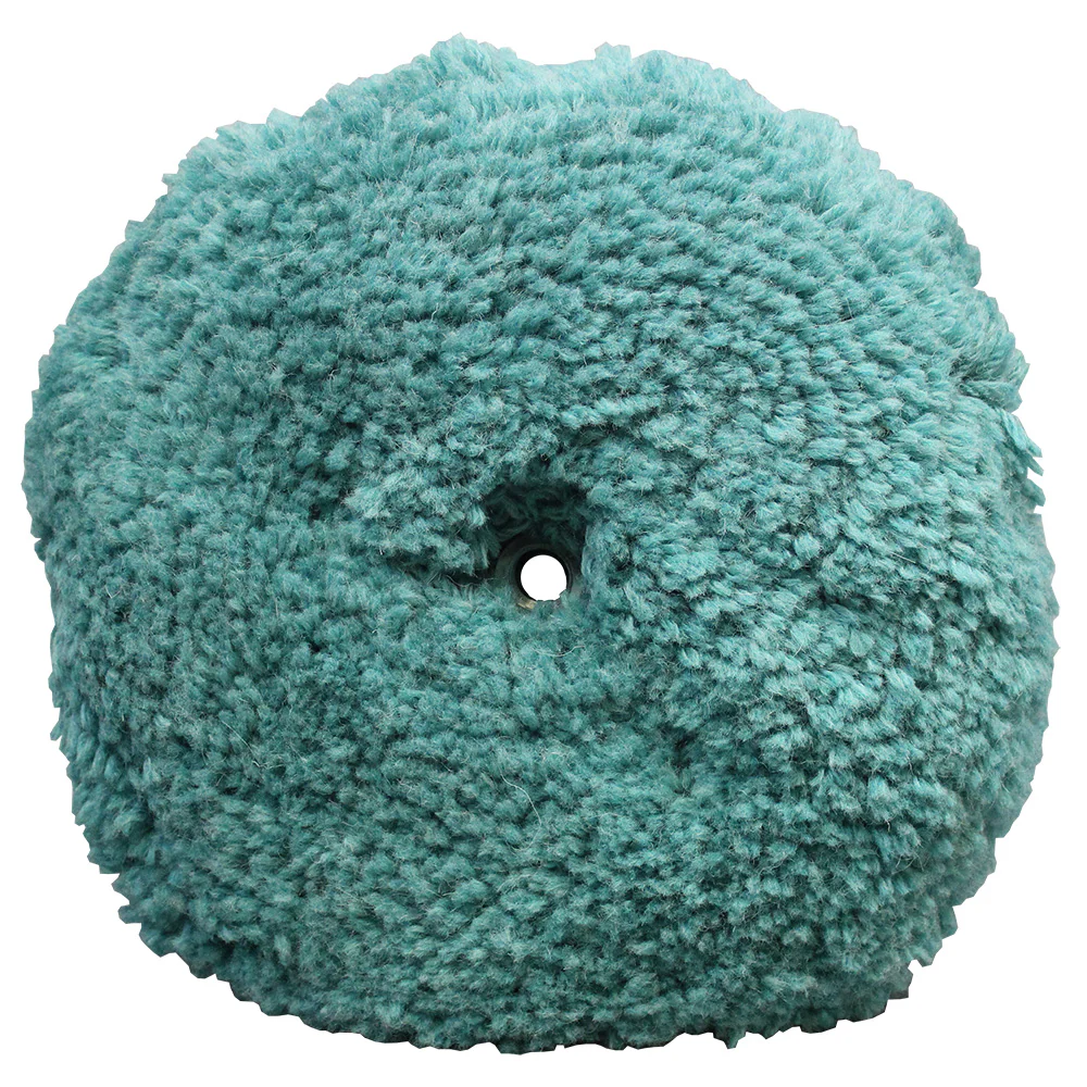 Presta Green Double-Sided Wool Light Cutting/Polish Pad - 9